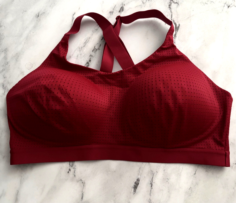 VSX Victoria's Secret Lightweight Wireless Pullover Red 74Q6 Sports Bra 36C